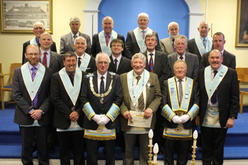 Presentation to V W Bro James Wilson