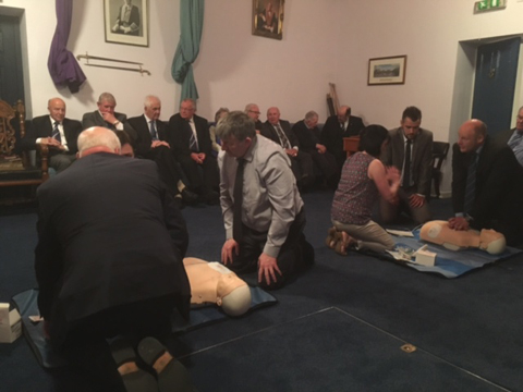 Installation of 240th Worshipful Master, Newtownstewart ML 547